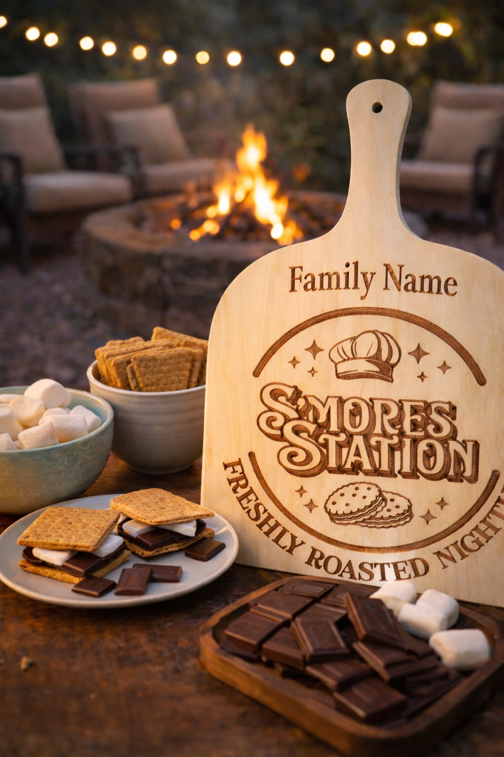 Custom Smores Board